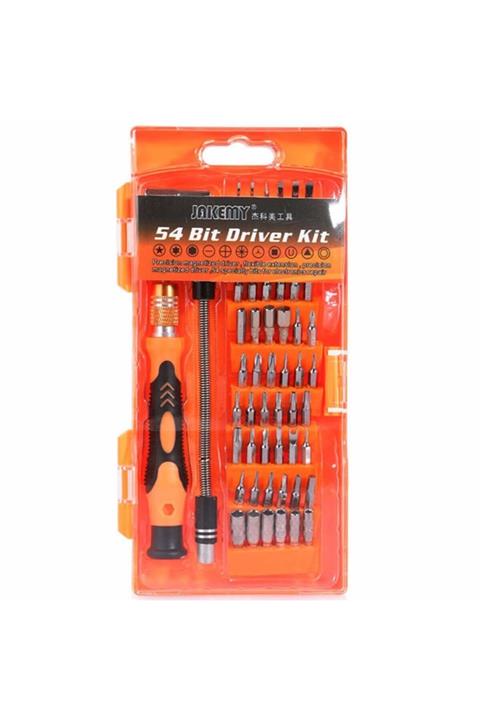 Jakemy Jm-8125 Bit Set 58 Parça Taşınabilir Hassas Tornavida Seti