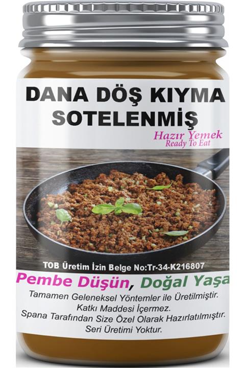 SPANA Dana Kıyma Sotelenmiş Ev Yapımı Katkısız 330gr
