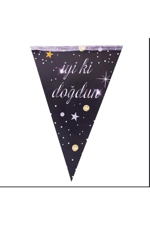 partiyy Iyi Ki Doğdun Üçgen Flama 2 Metre
