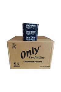 Only Confortline Dispenser Peçete - 250 Adetlik 18 Paket / Koli