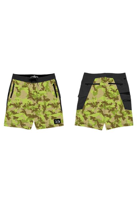 Fujin Performance Short Camo Pistachio S