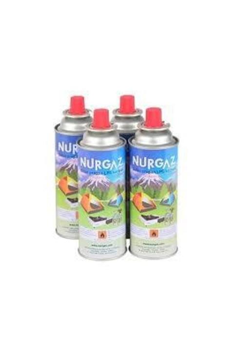 NURGAZ 4 Adet Ng207 220 gr Valfli Lpg Kartuşu