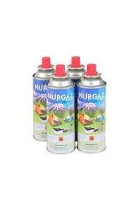 NURGAZ 4 Adet Ng207 220 gr Valfli Lpg Kartuşu