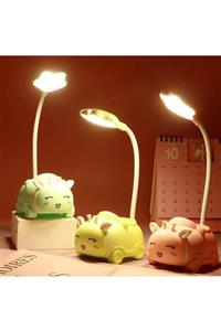 MiniHome Avec Av-6602 Sevimli Kuzu Kalemlikli Usb Ledli Şarjlı Masa Lambası