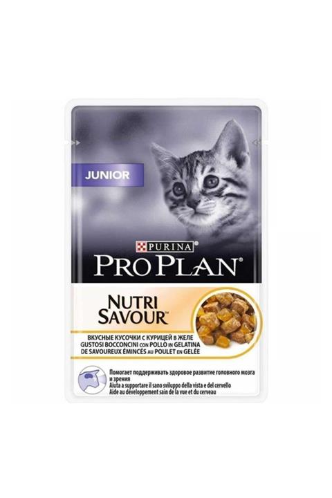 Proplan Pro Plan Junior Yavru Tavuklu Pouch Kedi Konservesi 12x85 gr