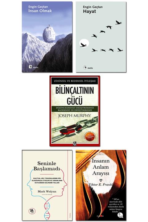 Betonsu Tasarım Seninle Başlamadı + Bilinçaltının Gücü + Insanın Anlam Arayışı + Insan Olmak + Hayat Engin Geçtan /5