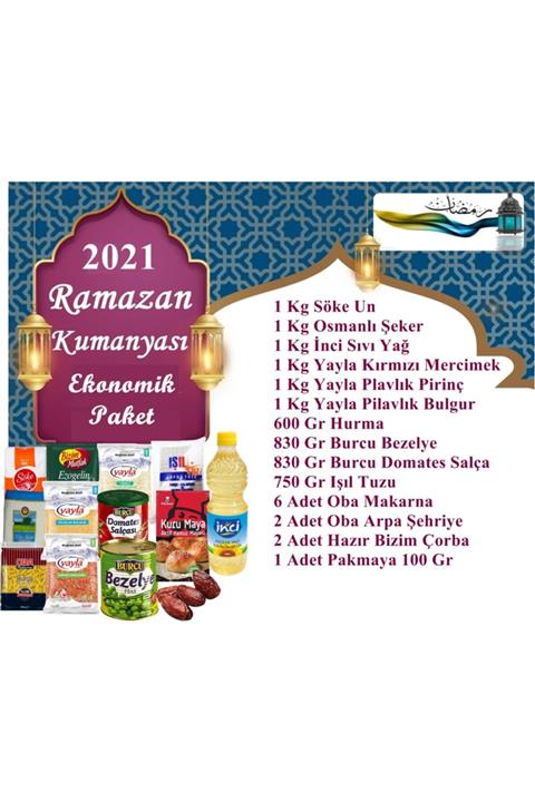 Yayla Ekonomik Gıda Erzak Paketi 21 Parça