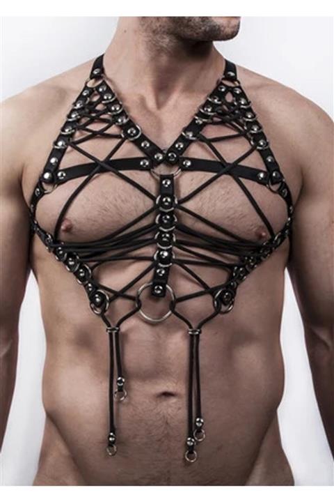 LAUREL DREAM Seksi Erkek Iç Giyim Lastik Harness - Apftm70 Hyq
