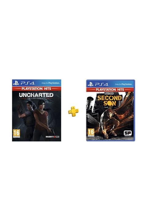 Sony Uncharted Kayıp Miras PS4 + Infamous Second Son PS4 Hits Paketi