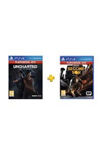 Sony Uncharted Kayıp Miras PS4 + Infamous Second Son PS4 Hits Paketi