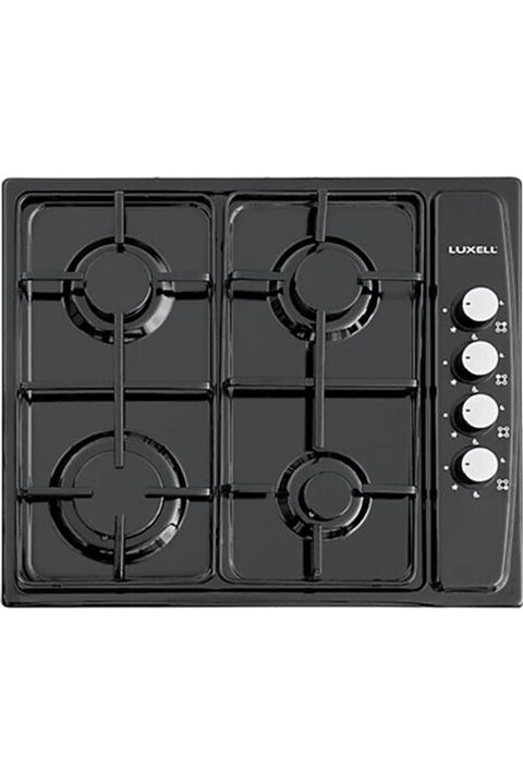 Luxell Lx-420f 4 Gözlü Emniyetli Set Üstü Siyah Ocak-lpg