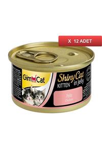 Gimcat Shinycat Tavuk Etli Yavru Kedi Konservesi 70 gr (12 Adet)