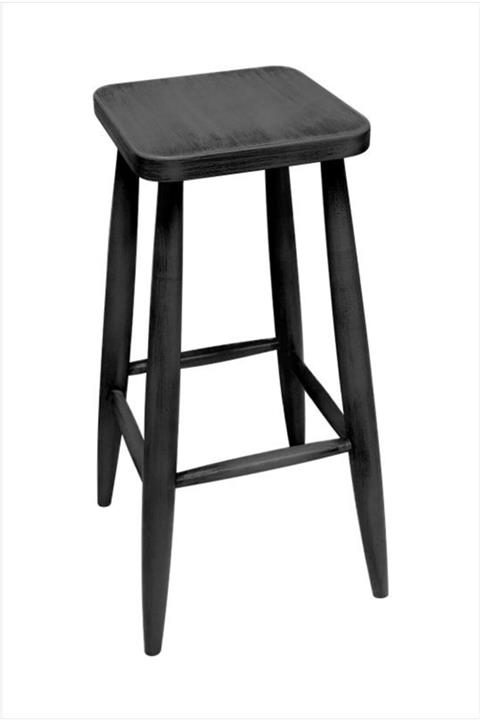 Döküntücü Kare Bar Taburesi Antrasit