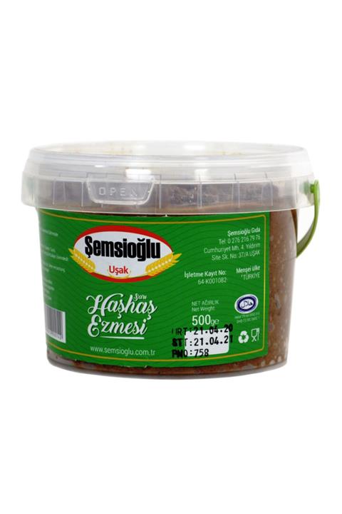 Şemsioğlu Tarhana Sarı Haşhaş Ezmesi 500 Gr.