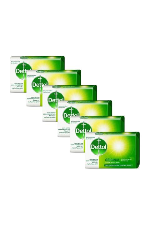 DETTOL Original Antibacterial Sabun 6x 85 gr