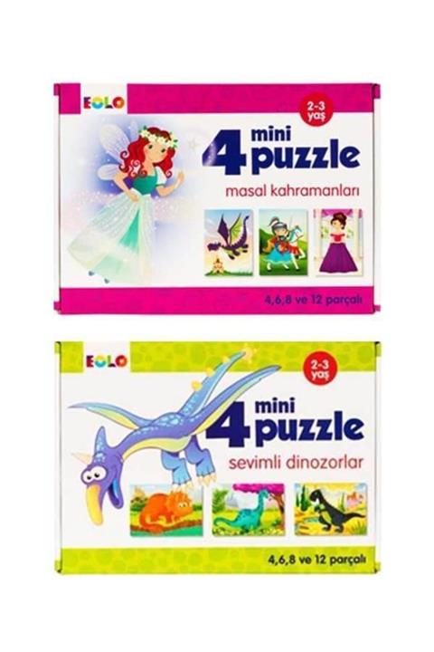 Eolo 2 Yaş Masal Kahramanları Ve Dinozorlar Puzzle Set