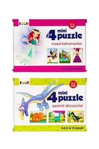 Eolo 2 Yaş Masal Kahramanları Ve Dinozorlar Puzzle Set