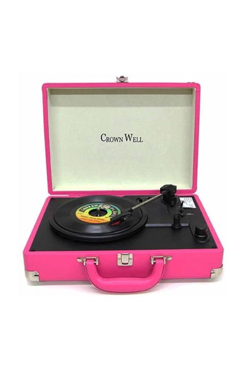 MNK Home Pikap Çantalı Crownwell Yandan Hoparlörlü Pembe