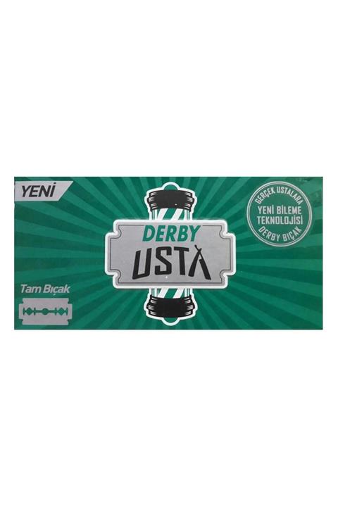 Derby Usta Double Edge Klasik Jilet Flapsız 100'lü