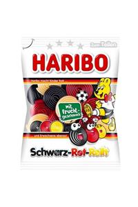 Haribo Schwarz Rot Rollt 175 Gr