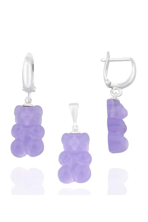 Mypat Silver Lila Jelibon Mini Set