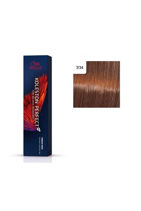 Wella Koleston Perfect Me+ Vibrant Reds 7/34 Sarışın Bakır 60ml