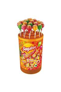 SUGABEE Bubble Gum Lolipop 16 Gr 100 Adet