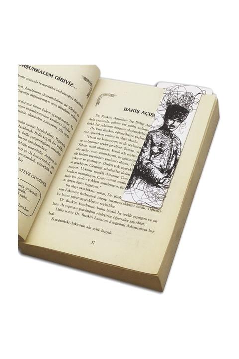 İstisna Eskiz Atatürk Kitap Ayracı 1