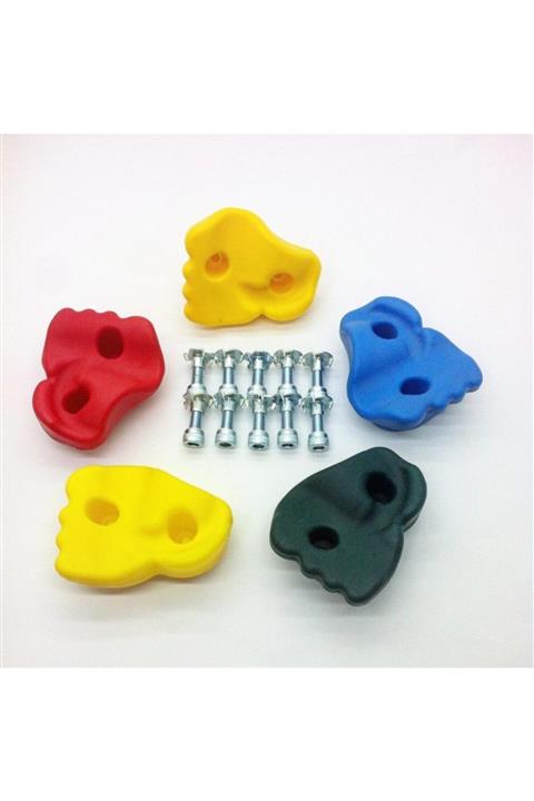 İbatoys Plastik Tırmanma Taşları (5'li Set)
