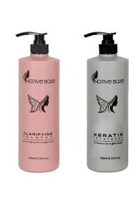 Great Nativebase Keratin Bakım 1000 Ml(hindistan) +bakım Öncesi Şampuan 1000 Ml Set