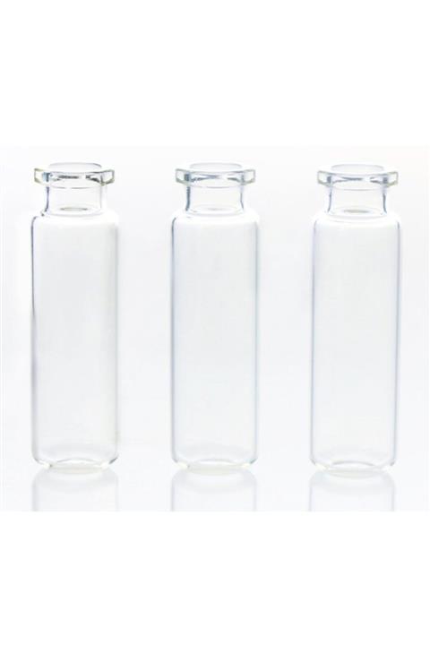 Analitik Kimya Vial Crimp Şeffaf 20 ml (100 Adet/Paket)