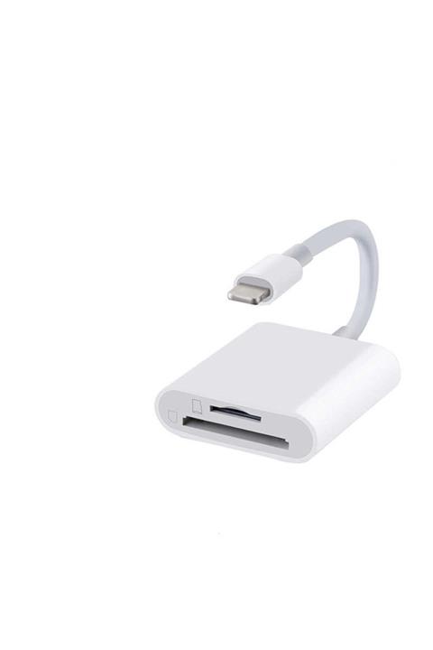 Techmaster Iphone Lightning Sd Tf Kart Okuyucu Kamera Adaptör Otg Kablo