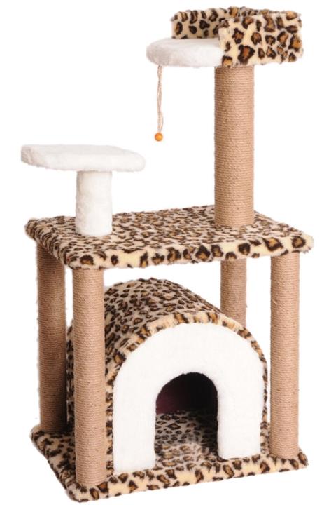 Cathause Leopar Kedi Tırmalama Evi S1 105 cm