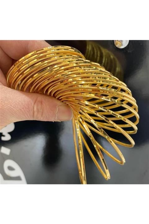 barış gold altın kaplama 22 Ayar Altın Kaplama Kadın Ajda Bilezik Modeli Adet Fiyatıdır