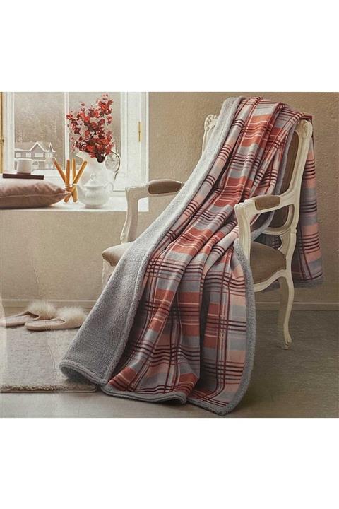 Özdilek Sherpa Battaniye Çift Kişilik Somon