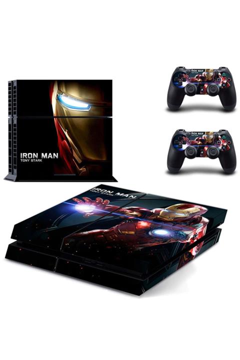 KT Decor Ironman Playstation 4 Fat Sticker Kaplama