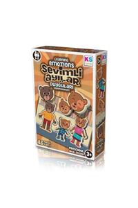 Ks Games Sevimli Ayılar ile Duyguları Öğreniyorum Puzzle