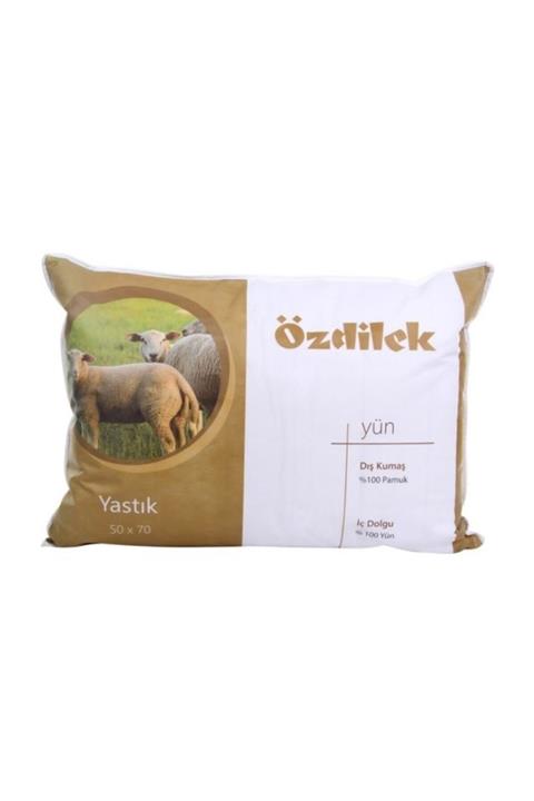 Özdilek Yün Yastık Yumuşak Sağlıklı Rahat 50x70 cm