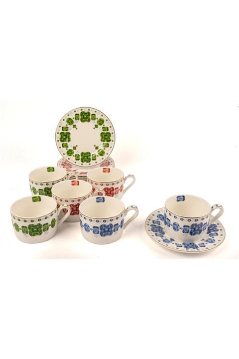 Ezem 317256 Jewel 6lı Çay Fincanı Seti
