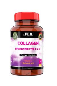 FLX Collagen Tip-1 Tip-2 Tip-3 Hyoluronic Asit Vitamin C 60 Tablet