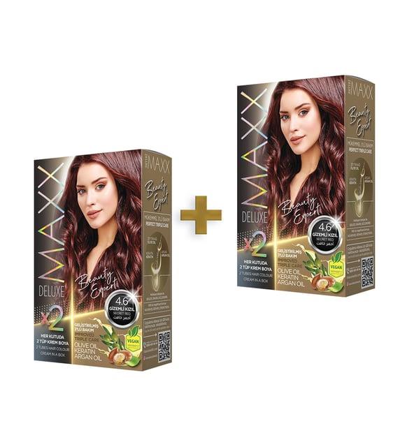 MAXX DELUXE Beauty Expert 4.6 Gizemli Kızıl Set Boya