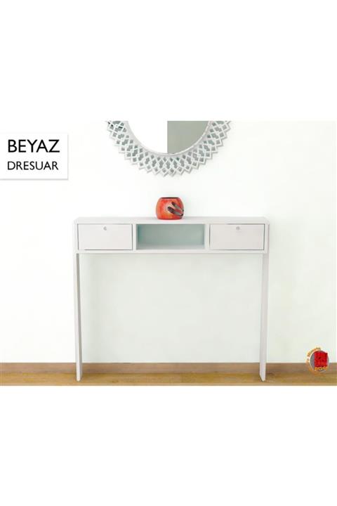 Bayz Tasarım Bayz Beyaz Dresuar Konsol 2 Dolaplı Radyatör - Petek Üstü Dolap (en Çok Satanlar)