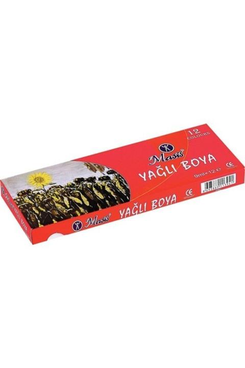 Masis By12 Yağlı Boya Yağlı Boya 9 ml 12 Renk
