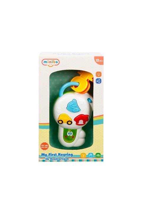 Sunman Minibo Sesli Ve Işıklı Ilk Anahtarlığım - Eğitici Sesli Işıklı
