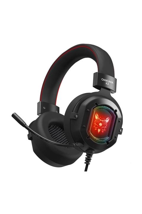Onikuma K3 With Rgb Hafif Oyun Kulaklığı Siyah