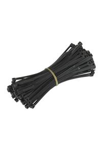 AKSUFEZ (falçata Hediyeli) Plastik Beyaz Cırt Kelepçe 4.8 X 250 Mm 100 Lü Tnr-0343