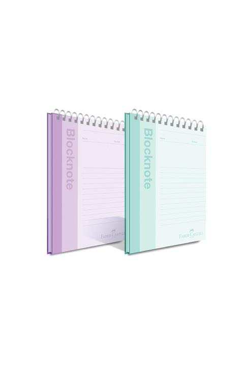 Faber Castell Faber-castell A5 Bloknot Pastel Renkler 80 Yaprak Kareli 2'li