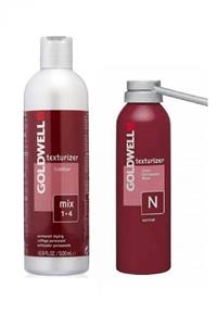 GOLDWELL Texturizer N Doğal Saçlar Için Geçici Perma Losyonu 200 Ml + Stabilizer Sabitleyici Losyon