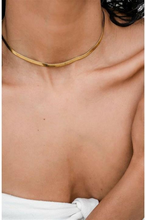 Goldmine Unisex İtalyan Zincir Kolye Sarı