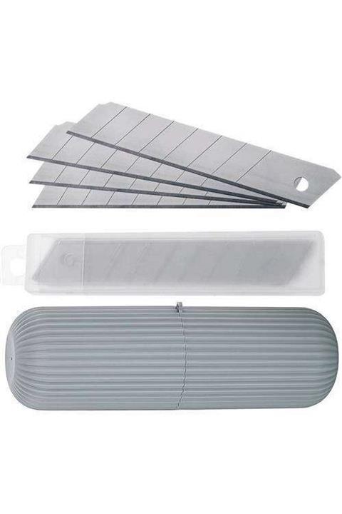 NO.8 HOUSE 18 mm Büyük Boy Için Maket Bıçak Yedeği 20 Li Kutulu Set